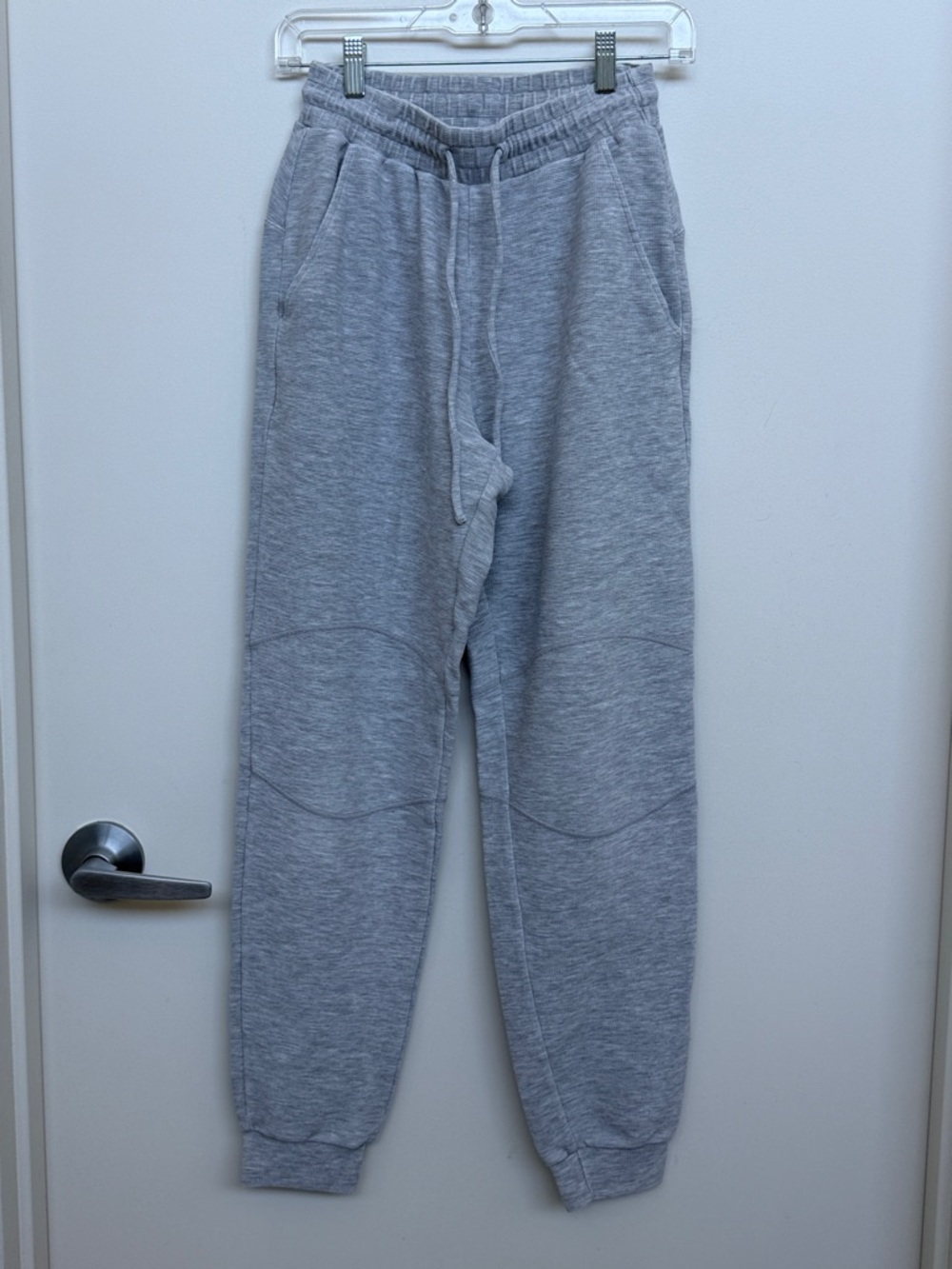 Alo Light Gray Jogger Sweatpants
